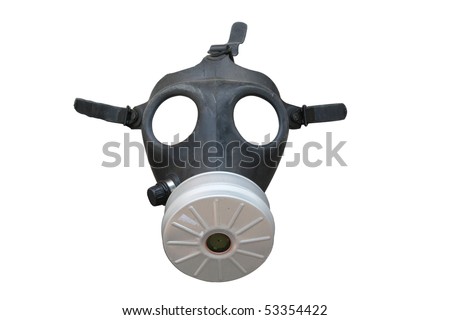 gas mask isolated on white background