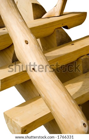 stair. wood stair