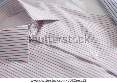 striped shirt close up