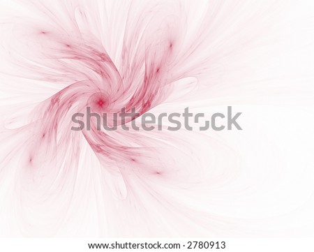 high res flame fractal forming a decorative swirl in left top corner