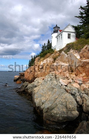 Bass Harbor Lighthouse in Acadia National Park, Maine