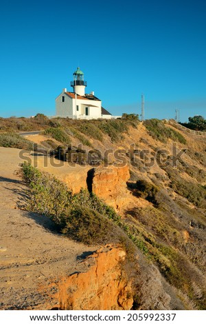 Point Loma light house in San Diego