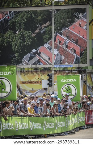 Utrecht, The Netherlands. 4th of July, 2015. Tour de France Time Trial Stage