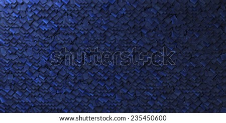 cobalt blue abstract background with geometric shape