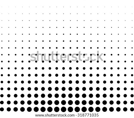 graphical black and white gradient in halftone style