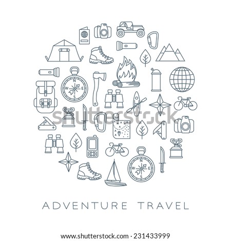 adventure travel round card