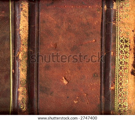 Leather bound book binding