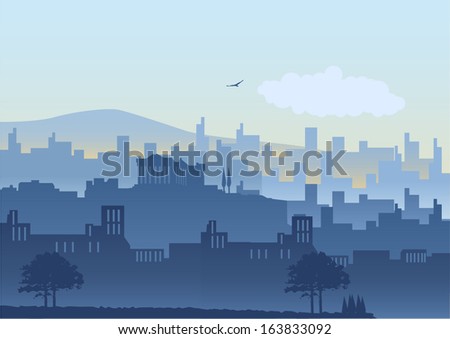 Similar – Image, Stock Photo Big City Athens Town