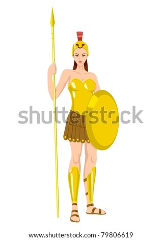 Athena The Goddess Of Wisdom, Civilization, Warfare, Strength, Strategy ...