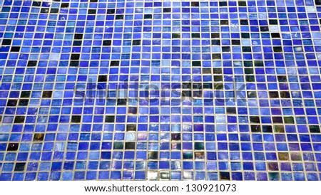 Seamless blue square tiles pattern