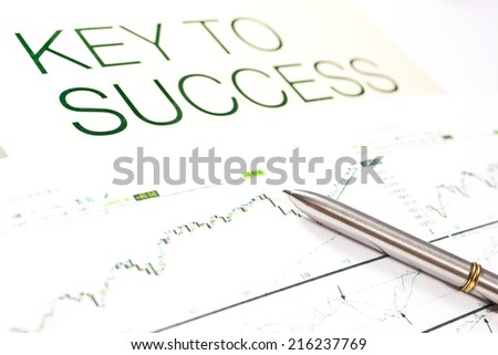 Key to success,business concept