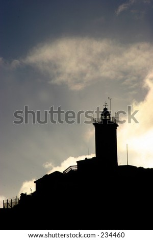 Light house silhouette