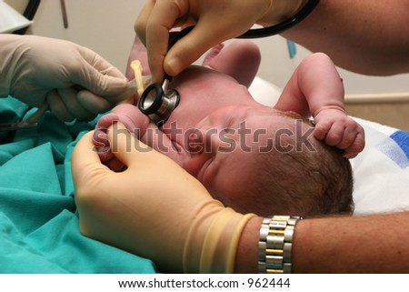 Similar – Image, Stock Photo Lovely baby infant being kissed by mom and dad at home.