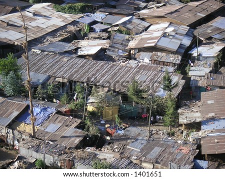 Slums In Addis Abeba Stock Photo 1401651 : Shutterstock