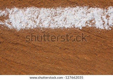 Baseball Infield Chalk Line with room for copy and for Sports Background