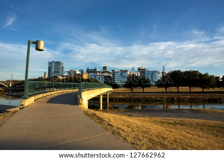View of Downtown Fort Worth from the Trinity River