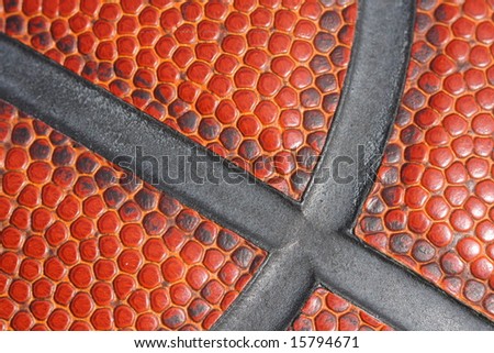 Basketball background, close up