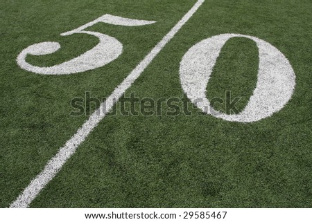 Football Fifty Yard Line