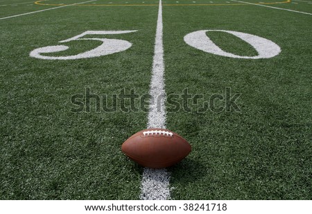 Football on the Fifty Yard Line