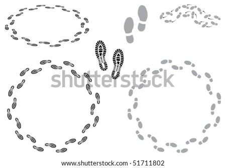 Footsteps and going round in circles