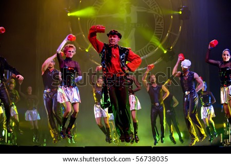 CHENGDU - OCTOBER 25: Modern dance show 