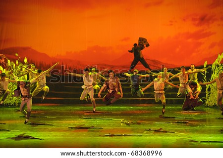 CHENGDU - NOV 18: the famous chinese dance drama \