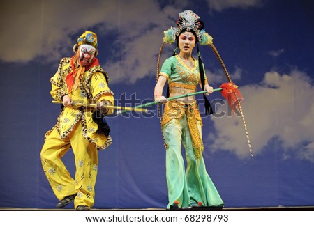 CHENGDU - JULY 23: The famous chinese opera \