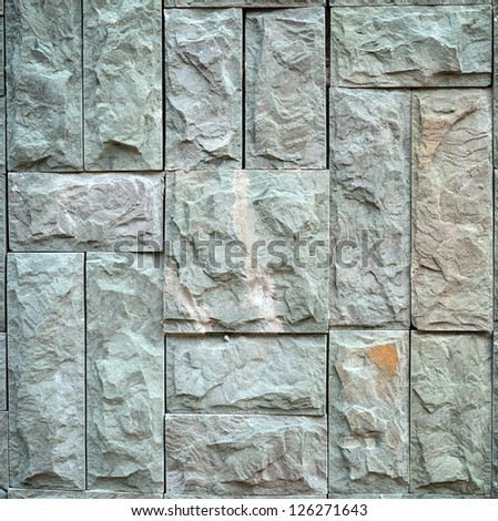 Stone tile pattern on wall, Decorate tile background