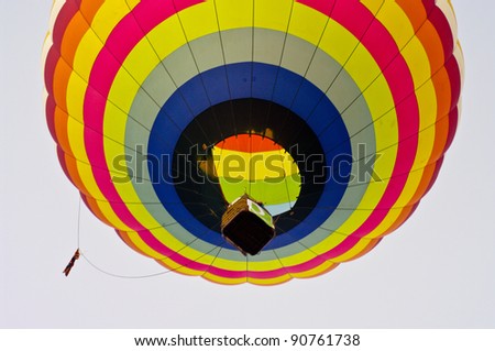 CHIANG MAI, THAILAND - NOV 27 : Balloon floating to sky during Thailand international balloon festival 2011 at Prince Royal's college in Chiang Mai, Thailand on Nov 27, 2011.