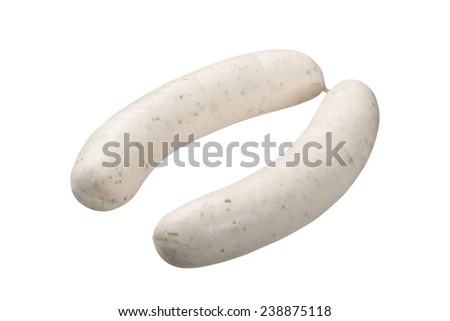 Similar – Image, Stock Photo Pair of Bavarian veal sausages