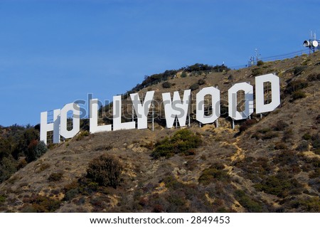 the hollywood sign