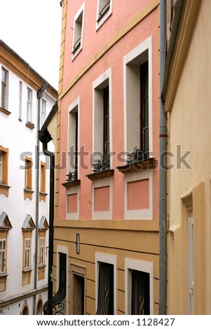 Olomouc, second oldest city in Czech republic. Old European houses, streets and square