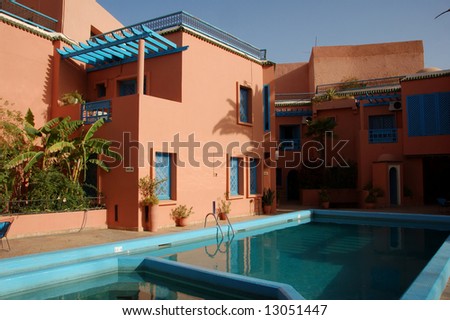 swimming pool at Hotel palais salam taroudant morocco