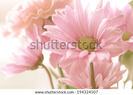 Soft tone floral bouquet
