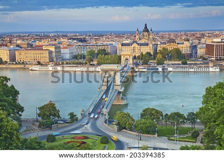 Budapest. Image of Budapest, capital city of Hungary, during sunny afternoon.