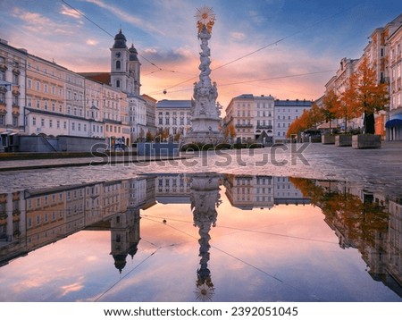 Image, Stock Photo Linz in the morning II