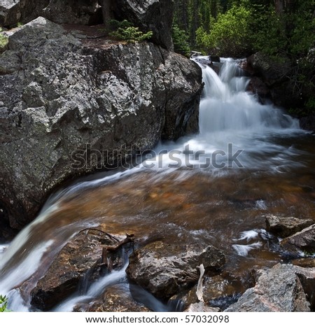Waterfall in Rocky Mountain National Park, Colorado