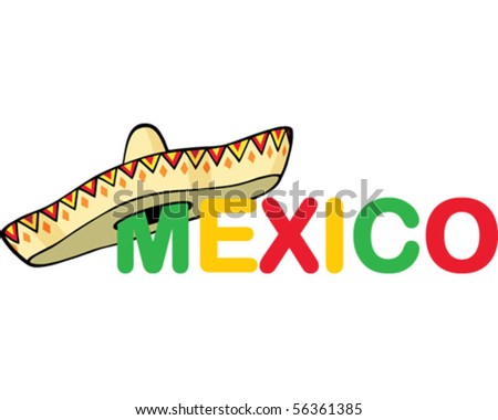 Mexico Word Stock Vector Illustration 56361385 : Shutterstock