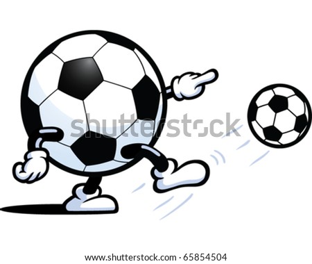 Football Man Stock Vector Illustration 65854504 : Shutterstock