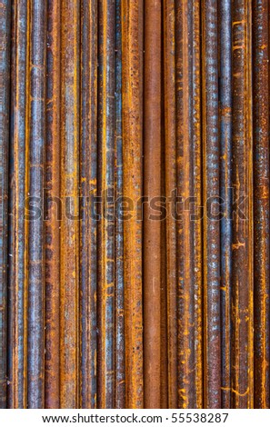 Rusty water pipes background