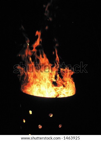 Brazier Fire Stock Photo 1463925 : Shutterstock