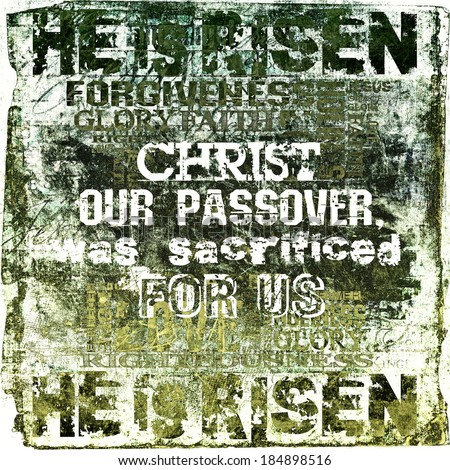 Christ our Passover Easter Religious Background