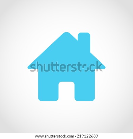 Home Icon Isolated on White Background