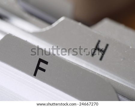 Closeup shot of business name card holder bookmarks