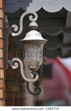 Outdoor Lamp on side of Building