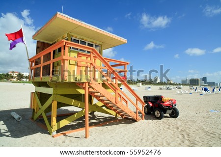 Miami South Beach Lifeguard Hut