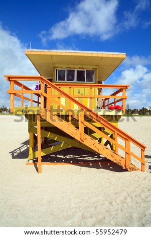 Miami South Beach Lifeguard Hut