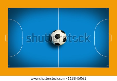 futsal court football court sport game cup background for design