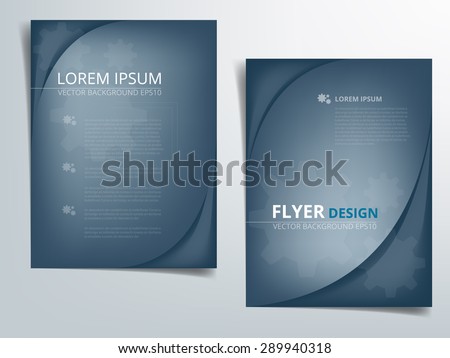 background leaflet design
