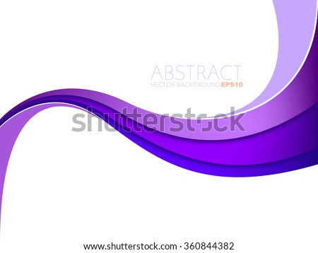Purple line vector background curve gradient colour with white space for text and message design ストックフォト © 
